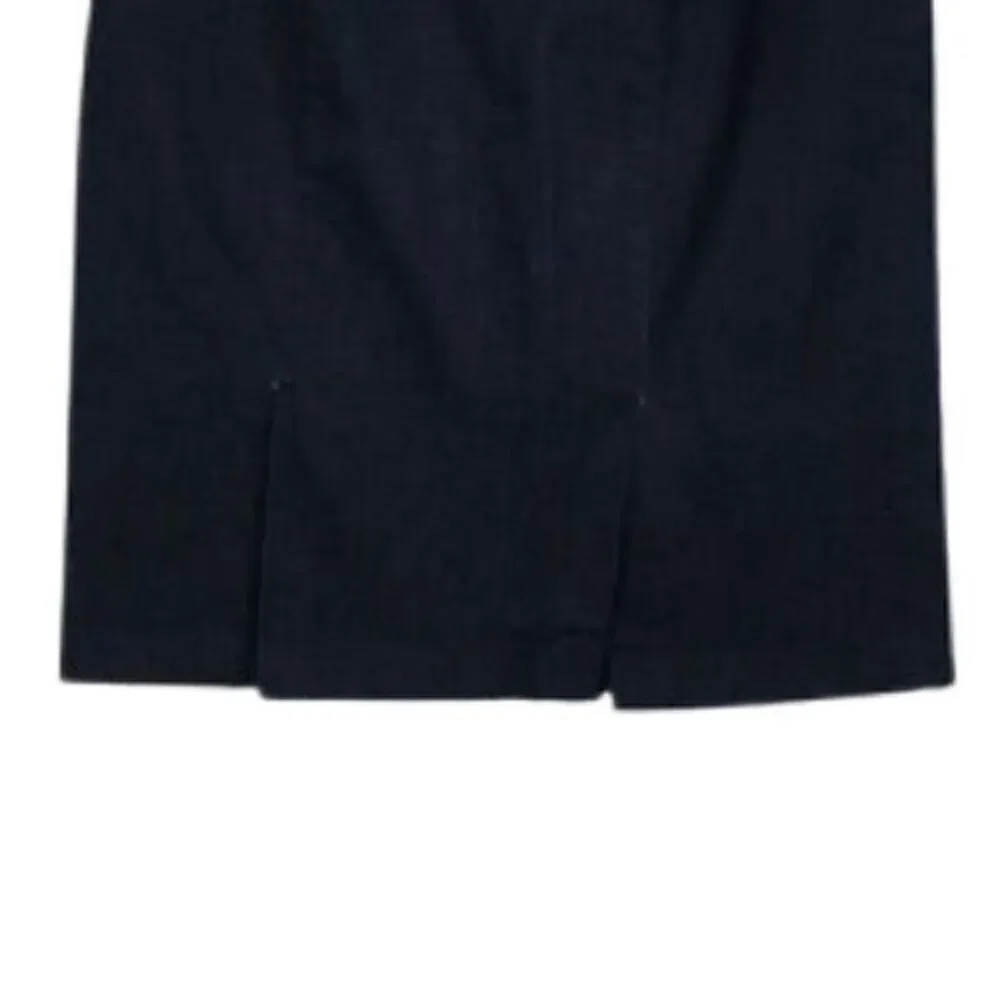 New York & Co Preppy Chambray Stretchy Pencil Skirt Size 4